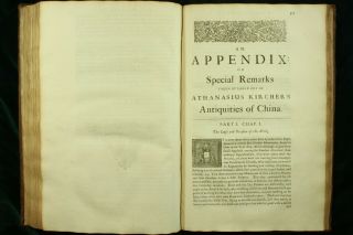 OGILBY Nieuhoff Kircher EMBASSY TO CHINA 1673 Folio Map Plates Tartary RARE NR 10