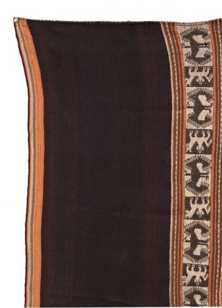 DELIGHTFUL ANTIQUE LLAMA HERDER AWAYU Aymara Indian Condor Horse Textile TM9982 3