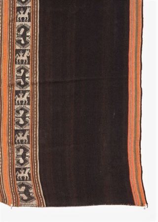 DELIGHTFUL ANTIQUE LLAMA HERDER AWAYU Aymara Indian Condor Horse Textile TM9982 4