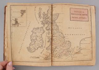 18thC Antique 1761,  Geographia Antiqua,  World Atlas Book & 33 Maps,  NR 8