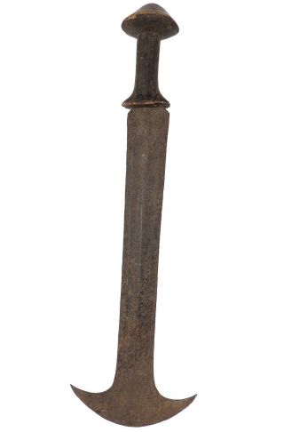 Kuba Iron Sword Curved Blade Currency Congo Africa 20 Inch Was $95.  00