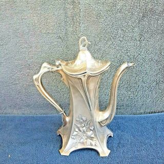 WMF Art Nouveau Silver Plated FULL Tea and Coffee Service 7