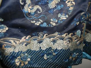 1920 ' S SILK EMBROIDERED CHINESE ROBE 4