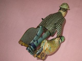 Antique Joe Penner & Goo Goo Duck Marx Tin Wind Up Mechanical Toy 1930 ' s 11