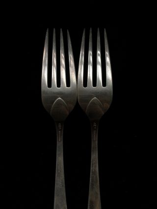 12 Vintage Sterling Reed & Barton French Antique Dinner Forks (231039) 9