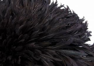 Juju Feather Headdress Bamileke Cameroon Small Africa Black WAS $180.  00 2