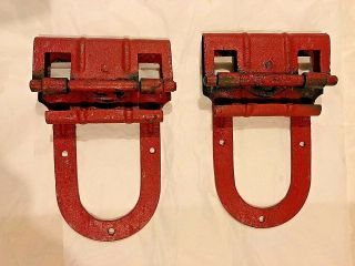 Vintage Barn Door Sliding Rollers 2 pair for larger door or two doors 2