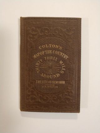 Colton’s Map of the Country Thirty Three Miles around the City of York 1864 6