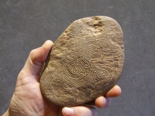 Aboriginal Round Message Stone - Western South Wales - Pre Contact
