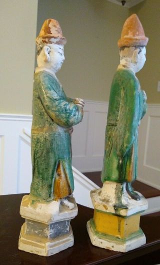 Large Ming Dynasty Tomb Guardian Figures - CHINA - Circa 1368 to 1644 AD 4
