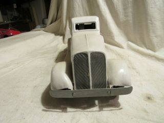 Antique Marx Dick Tracy Police Gang Busters Car Tin Wind - up 6