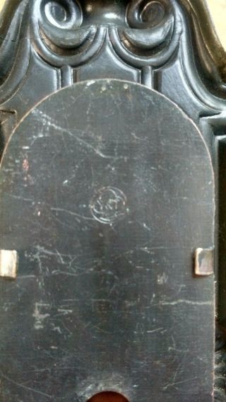 Pair Antique Pocket Door Hardware Yale & Towne Meridian Pattern c1905 Japanned 3