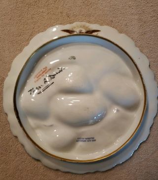 Rutherford B Hayes antique oyster plate 2