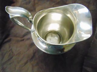 Sterilng Silver Water Pitcher 4.  5 Pints