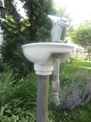Vintage/Antique Drinking Water Fountain with Enamel Sink 2