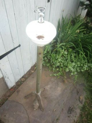 Vintage/Antique Drinking Water Fountain with Enamel Sink 3