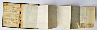 EXTREMELY RARE J.  H.  Colton 1856 Folded Pocket Map Kentucky Tennessee NOT atlas 5