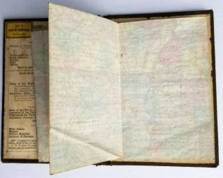 EXTREMELY RARE J.  H.  Colton 1856 Folded Pocket Map Kentucky Tennessee NOT atlas 6