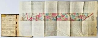 EXTREMELY RARE J.  H.  Colton 1856 Folded Pocket Map Kentucky Tennessee NOT atlas 8