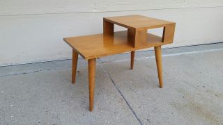 Mid Century Modern Conant Ball End Table Russell Wright
