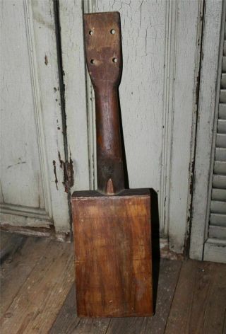 Antique Handmade Folk Art Wooden Cigar Box Banjo Guitar 5
