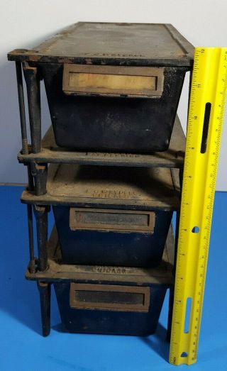 F O Weydell Cast Iron Drafting Table Desk Accessories Antique Steampunk 2