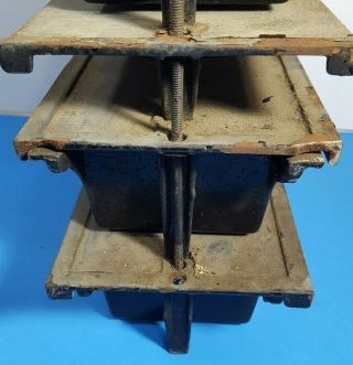 F O Weydell Cast Iron Drafting Table Desk Accessories Antique Steampunk 7