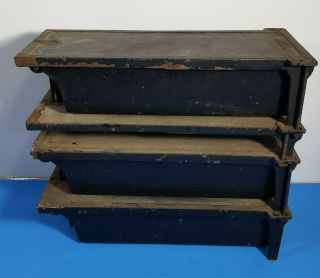 F O Weydell Cast Iron Drafting Table Desk Accessories Antique Steampunk 9