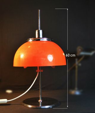1960s / 70s Vintage Italian designer Mushroom lamp by Harvey Guzzini 2