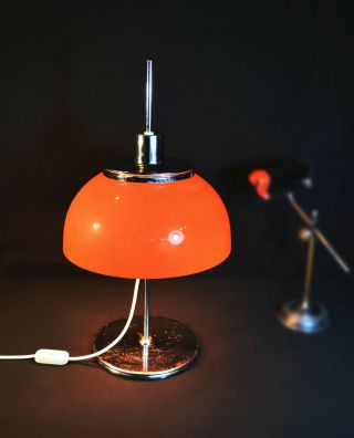 1960s / 70s Vintage Italian designer Mushroom lamp by Harvey Guzzini 3