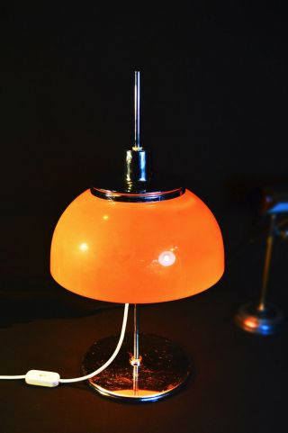 1960s / 70s Vintage Italian designer Mushroom lamp by Harvey Guzzini 9