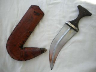 Antique YEMEN Yemeni KHANJAR JAMBIYA DAGGER 3