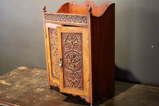 Arts and Crafts antique furniture Smokers Cabinet 2