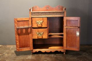 Arts and Crafts antique furniture Smokers Cabinet 6