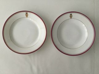 Russian Ipf,  Soup Plate And Dinner Prince Barclay De Tolly ‘s Service