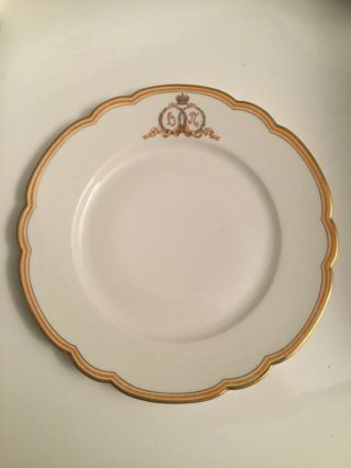 Antique Russian Imperial Porcelain Dessert Plate From The Tsar ‘s Sister Service