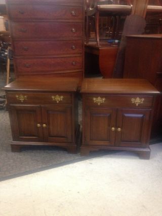 Pennsylvania House Vintage Cherry Night Stands - - End Tables