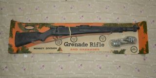 Thriftchi Vintage Remco Monkey Division Grenade Rifle In Orig Packaging