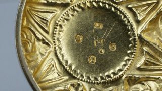 1793 Georgian silver circular box gold lined possibly a watch box by John Taylor 5