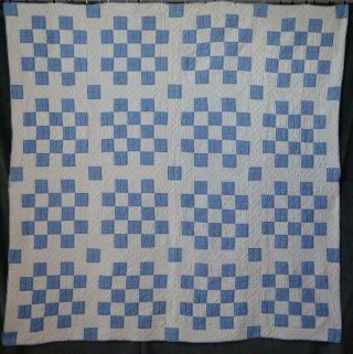 Cottage Farm VINTAGE 1920 Cornflower Blue & White QUILT 69 