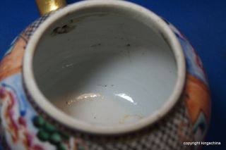 1750 Rare Chinese TEAPOT QIANLONG QING export mandarin FIGURES vase plate imari 7