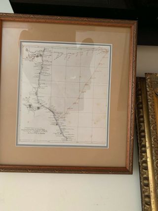 1860: MANUSCRIPT MAP OF HMS VIXEN CHILE / PERU 2