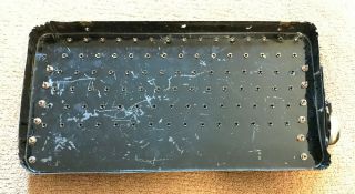 ANTIQUE LINOTYPE PRACTICE KEYBOARD Space Bar RARE 1906 Tin Metal 6