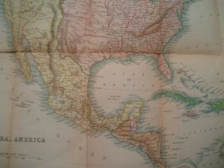 1848 Hall Map Stovepipe Texas United States Oregon Nebraska Iowa Wisconsin Terr 5
