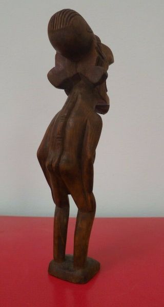 FINE SMALL VINTAGE SOUTH PACIFIC POLYNESIAN WOOD EASTER ISLAND MOAI KAVA FIGURE 11