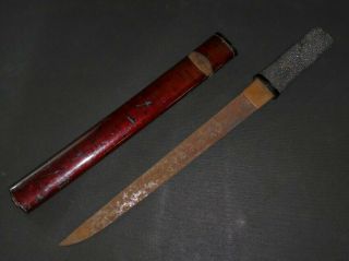 Tanto (sword) W/koshirae : Edo : 14.  4 × 9.  4 " 240g
