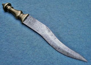 Antique 19thc Ethnographic Tribal Dagger Old Indian Knife African Sword Asian