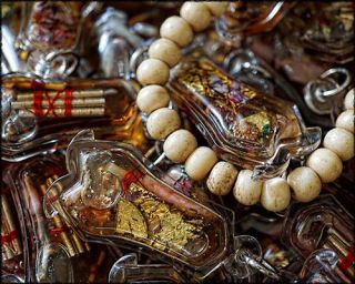 Magic Snake Amulet LP Ajarn O Thai Amulet increase Fortune Wealth Lucky Gambling 7