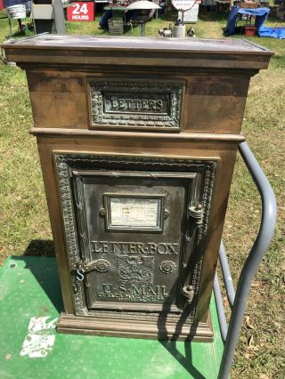 Antique Cutler Manufacturing Mail Chute/letter Box