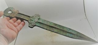 Scarce Ancient Near Eastern Bronze Battle Object Museum Quality